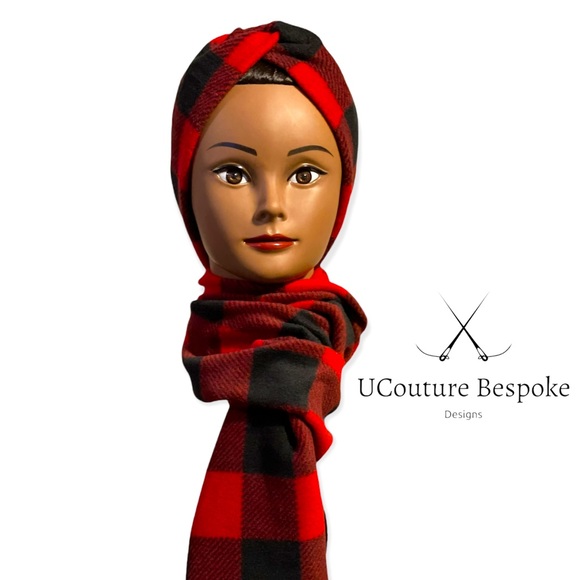 New custom handmade women’s/ girls ear warmer and scarf set - Picture 2 of 2